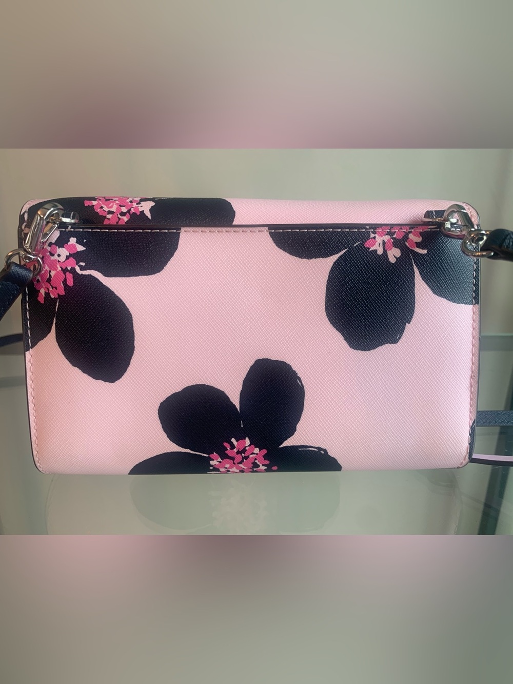 Kate Spade Laurel Way Winni Floral Crossbody Pink Spring Mini Bag - Picture 3 of 10